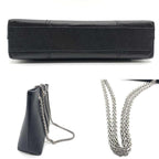 Black Leather Chanel Shoulder Bag