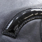 Black Leather Chanel Shoulder Bag