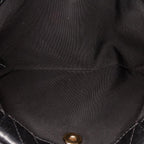 Black Leather Chanel Flap Bag