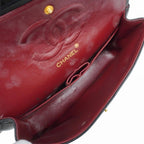 Black Leather Chanel Flap Bag