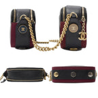 Black Leather Chanel Crossbody Bag