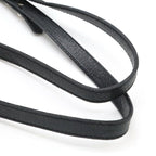 Black Leather Chanel Shoulder Bag