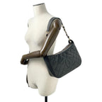 Black Leather Chanel Shoulder Bag