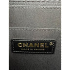Black Leather Chanel Flap Bag