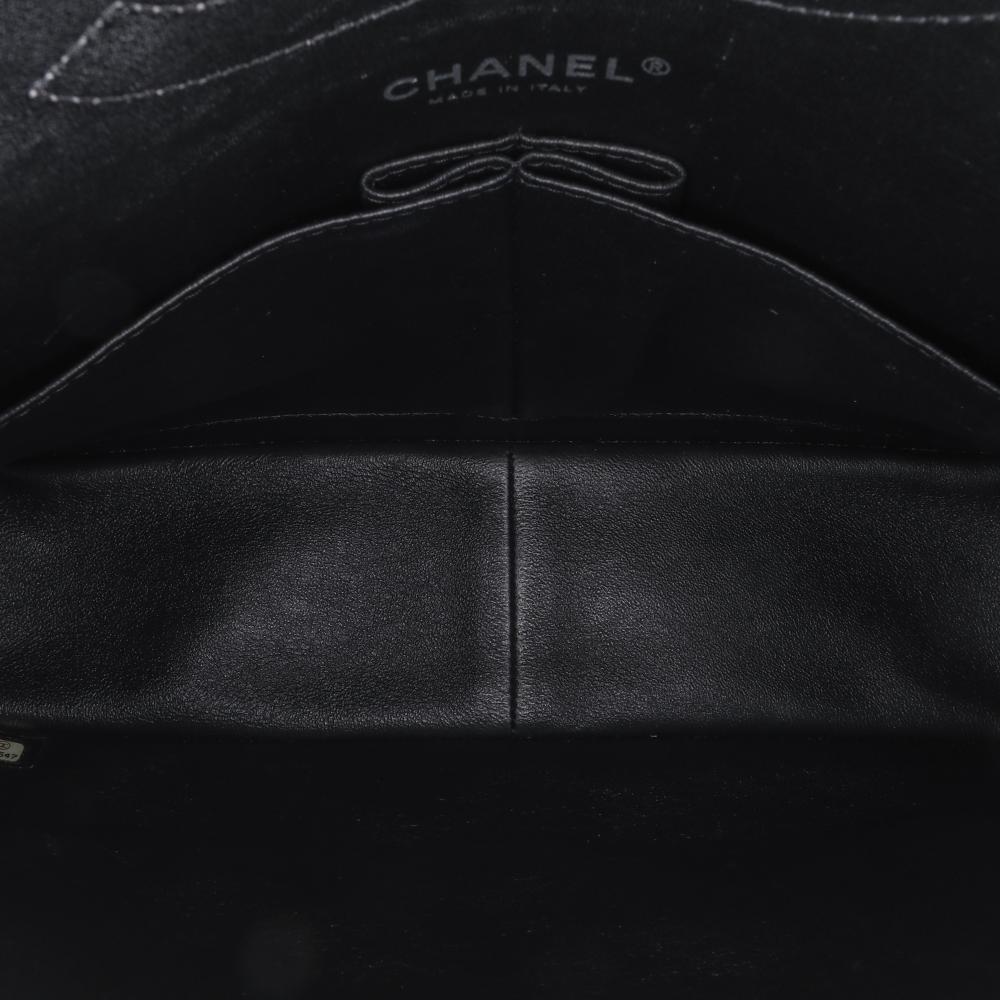 Black Leather Chanel Flap Bag