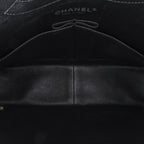 Black Leather Chanel Flap Bag