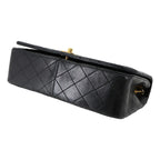 Black Leather Chanel Shoulder Bag