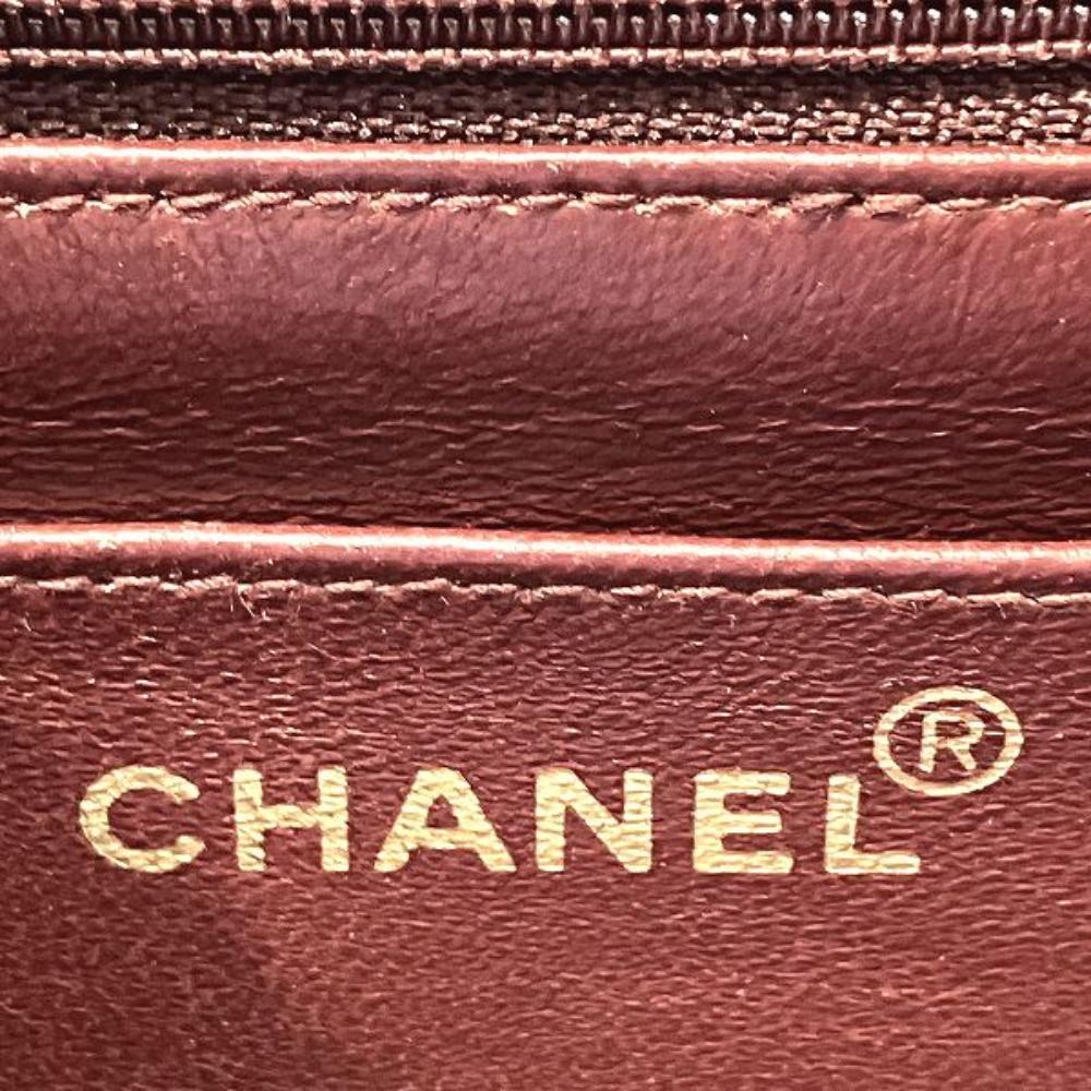 Black Leather Chanel Shoulder Bag