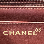 Black Leather Chanel Shoulder Bag