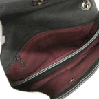Black Leather Chanel Shoulder Bag