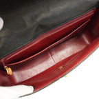 Black Leather Chanel Crossbody Bag