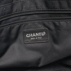 Black Leather Chanel Travel Line
