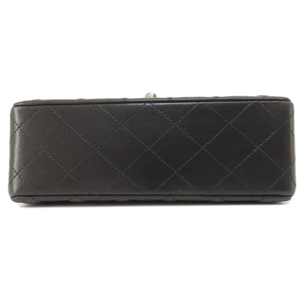 Black Leather Chanel Crossbody Bag