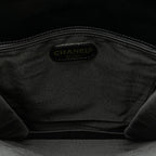 Black Leather Chanel Backpack