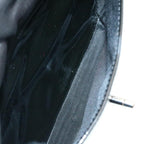 Black Leather Chanel Shoulder Bag