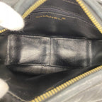 Black Leather Chanel Shoulder Bag