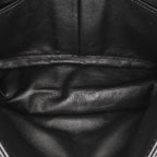 Black Leather Chanel Flap Bag