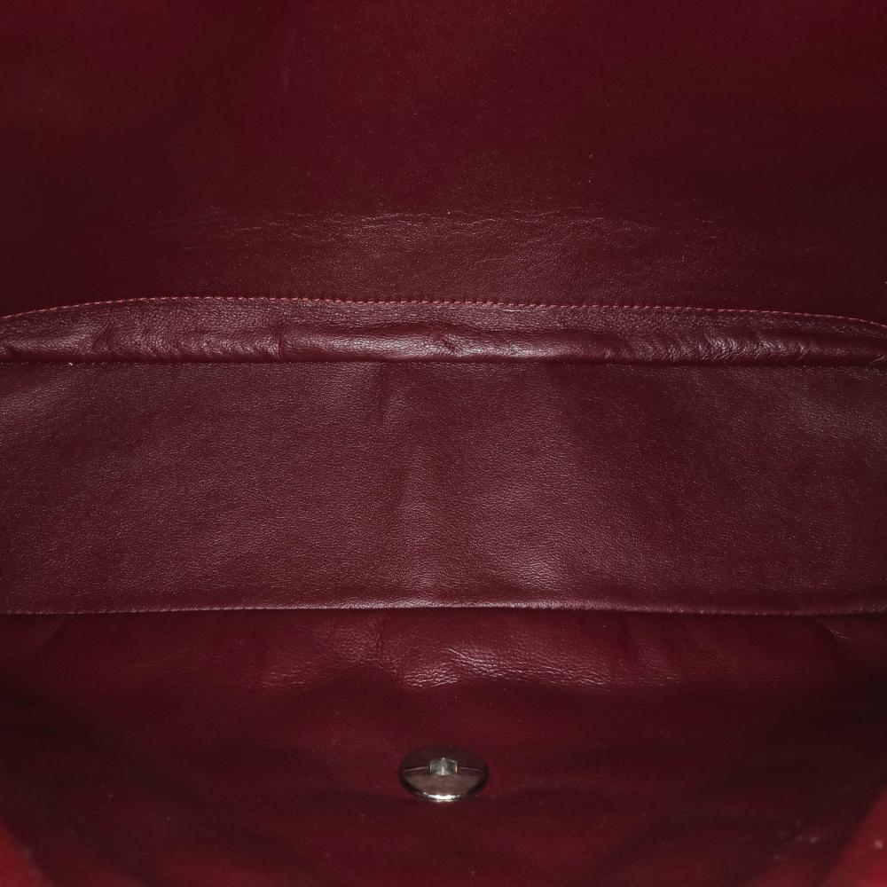 Black Leather Chanel Flap Bag