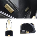 Black Leather Chanel Crossbody Bag
