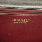 Black Leather Chanel Shoulder Bag