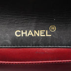 Black Leather Chanel Shoulder Bag