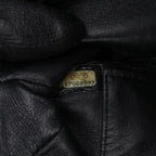 Black Leather Chanel Flap Bag