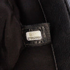 Black Leather Chanel Flap Bag