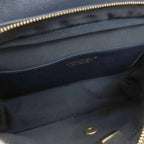 Black Leather Chanel Shoulder Bag