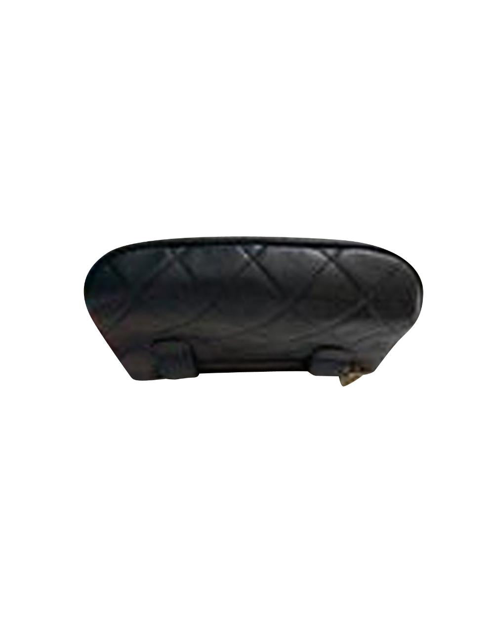 Black Leather Chanel Crossbody Bag