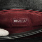 Black Leather Chanel Shoulder Bag