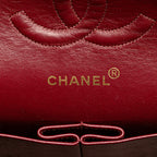 Black Leather Chanel Flap Bag