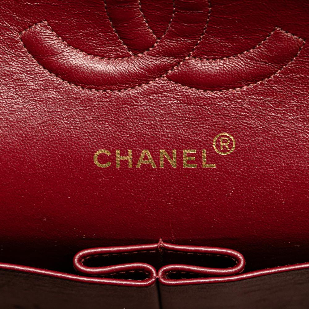 Black Leather Chanel Flap Bag