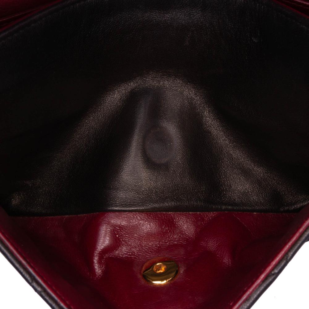 Black Leather Chanel Flap Bag