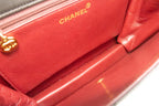 Black Leather Chanel Crossbody Bag