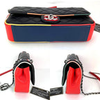 Black Leather Chanel Flap Bag