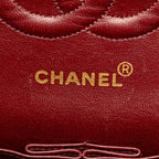 Black Leather Chanel Flap Bag