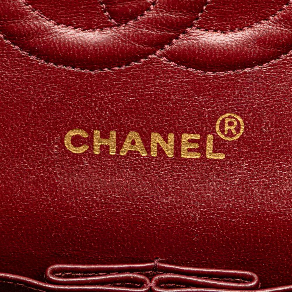 Black Leather Chanel Flap Bag