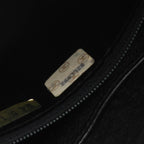 Black Leather Chanel Shoulder Bag