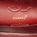 Black Leather Chanel Flap Bag