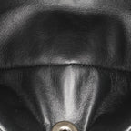 Black Leather Chanel Flap Bag
