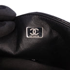Black Leather Chanel Flap Bag