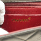 Black Leather Chanel Shoulder Bag