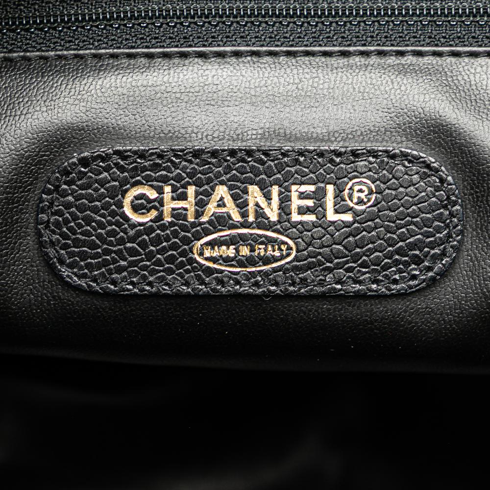 Black Leather Chanel Flap Bag