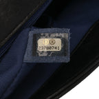 Black Leather Chanel Flap Bag