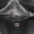 Black Leather Chanel Flap Bag