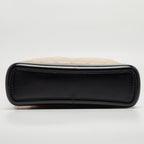 Black Leather Chanel Shoulder Bag