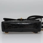 Black Leather Chanel Backpack