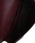 Black Leather Chanel Flap Bag