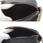 Black Leather Chanel Crossbody Bag