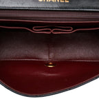 Black Leather Chanel Shoulder Bag